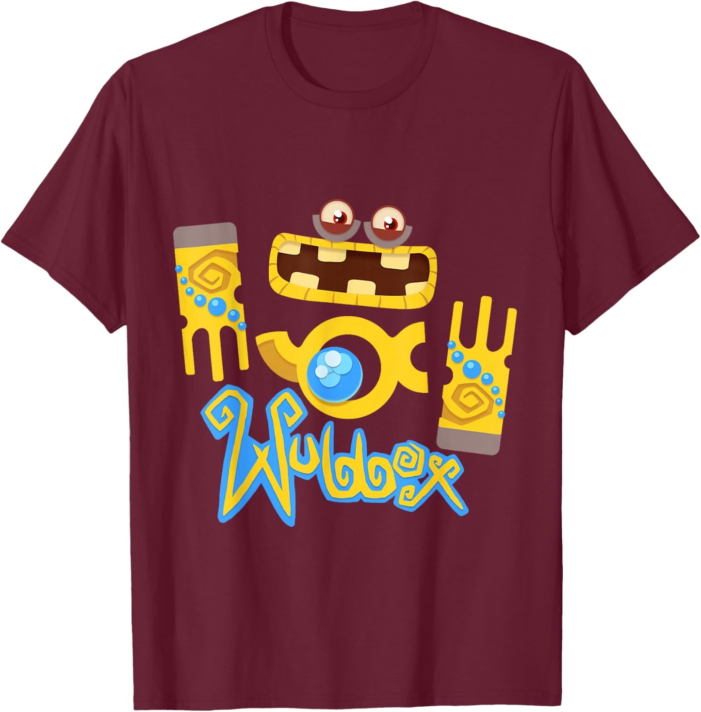 My Singing Monsters: Wubbox T-Shirt - T-Shirt | Maroon