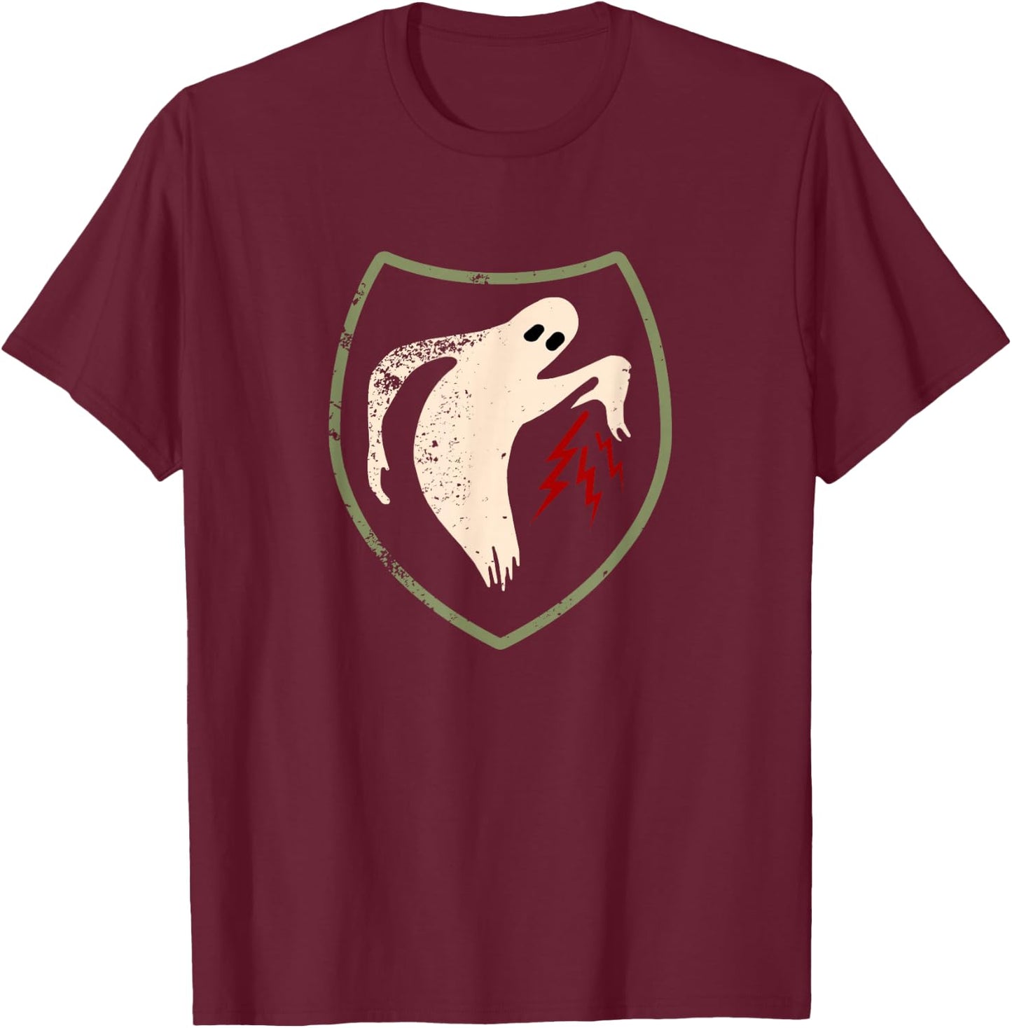 WWII Vintage Ghost Army World War 2 Ghost Army T-Shirt - T-Shirt | Maroon