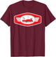Vintage Shasta Camper Trailer - Red/White T-Shirt - T-Shirt | Maroon