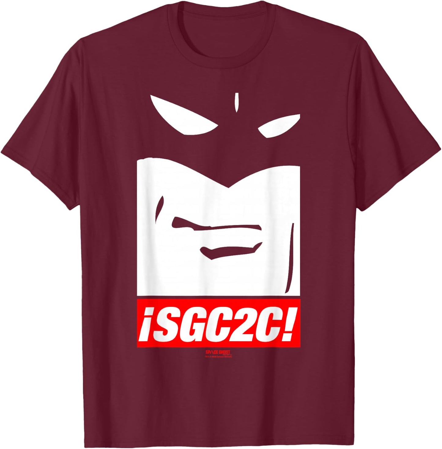 Space Ghost Coast to Coast SGC2C T-Shirt - T-Shirt | Maroon