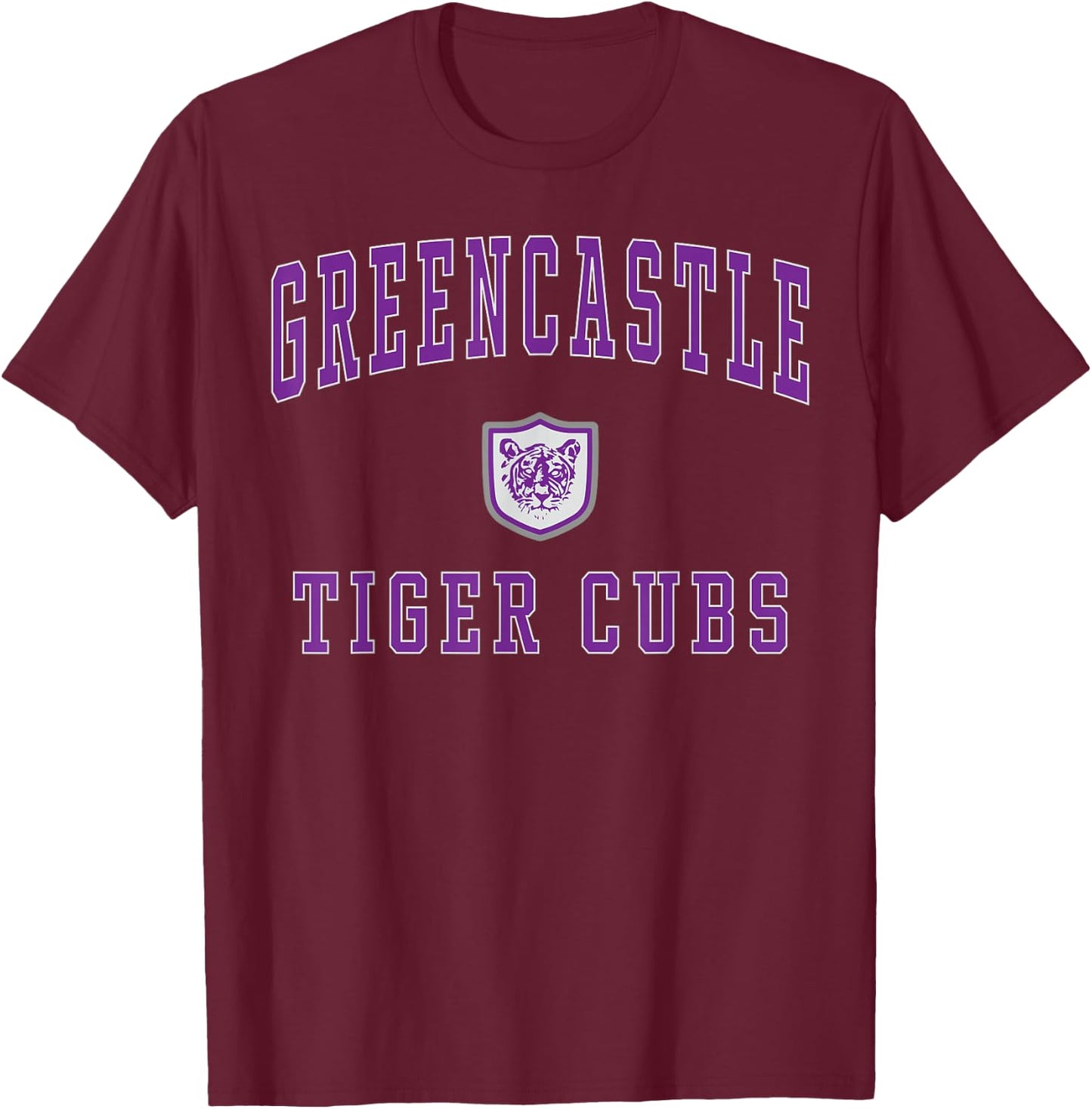 Greencastle High School Tiger Cubs T-Shirt - T-Shirt | Maroon