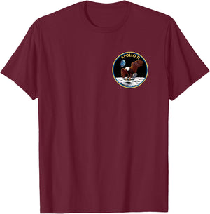 Apollo 11 - Apollo's 50th Anniversary - Pocket Logo T-Shirt - T-Shirt | Maroon