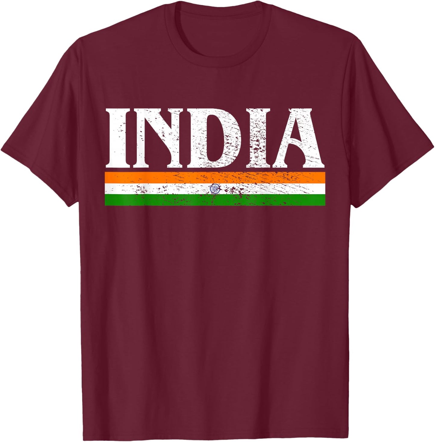 Travel Love India India Vintage T-Shirt - T-Shirt | Maroon