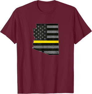 Arizona 911 Emergency Dispatcher Police Operator T-Shirt - T-Shirt | Maroon