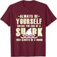 Always Be A Shark T-Shirt - T-Shirt | Maroon