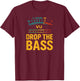 Retro VU Meter Vintage Hi-Fi Audio Stereo Music Sound T-Shirt - T-Shirt | Maroon