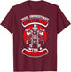 Never Underestimate An Old Man With A Motorcycle T-Shirt - T-Shirt | Maroon