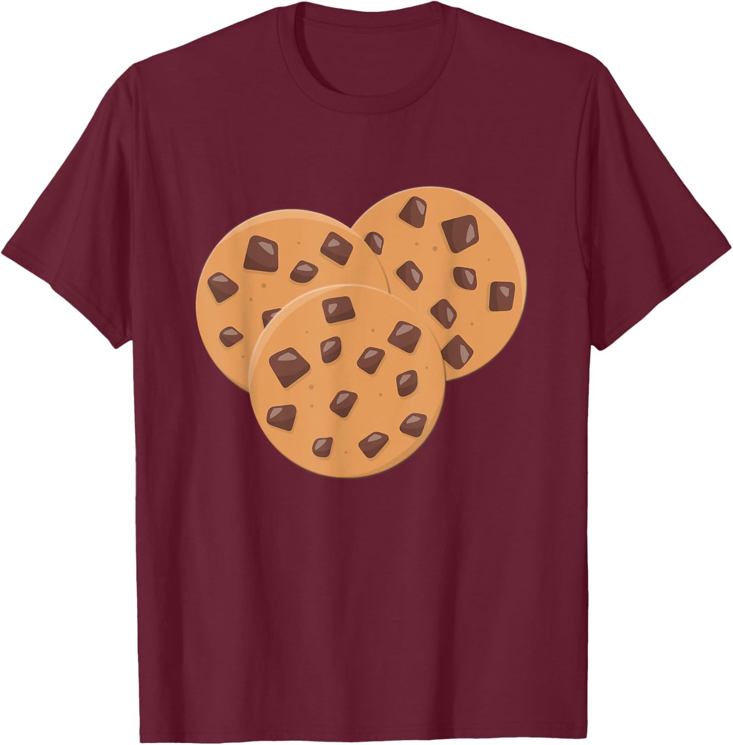 Milk and COOKIES Couples Halloween Costume Matching Shirt T-Shirt - T-Shirt | Maroon
