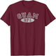 Guam 671 College Print T Shirt T-Shirt - T-Shirt | Maroon