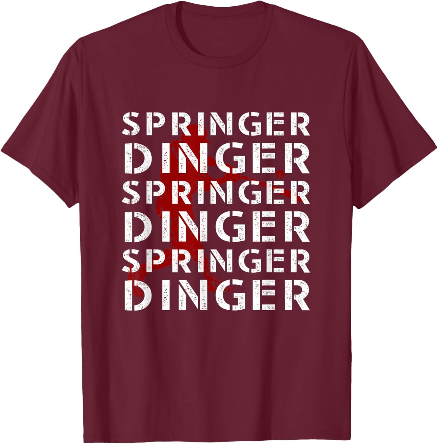 Springer Dinger T-Shirt - T-Shirt | Maroon