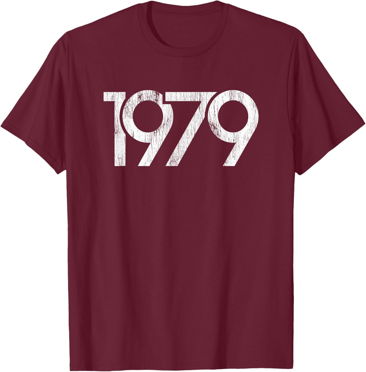 Retro Vintage 1979 Birthday T-Shirt - T-Shirt | Maroon