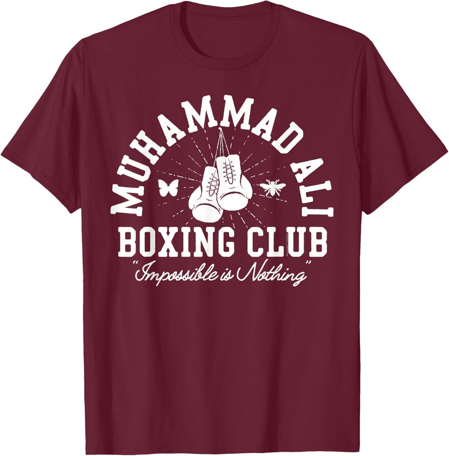 Muhammad Ali Boxing Club T-Shirt - T-Shirt | Maroon