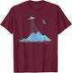UFO Pyramid Abduction! - BELIEVE T-Shirt - T-Shirt | Maroon