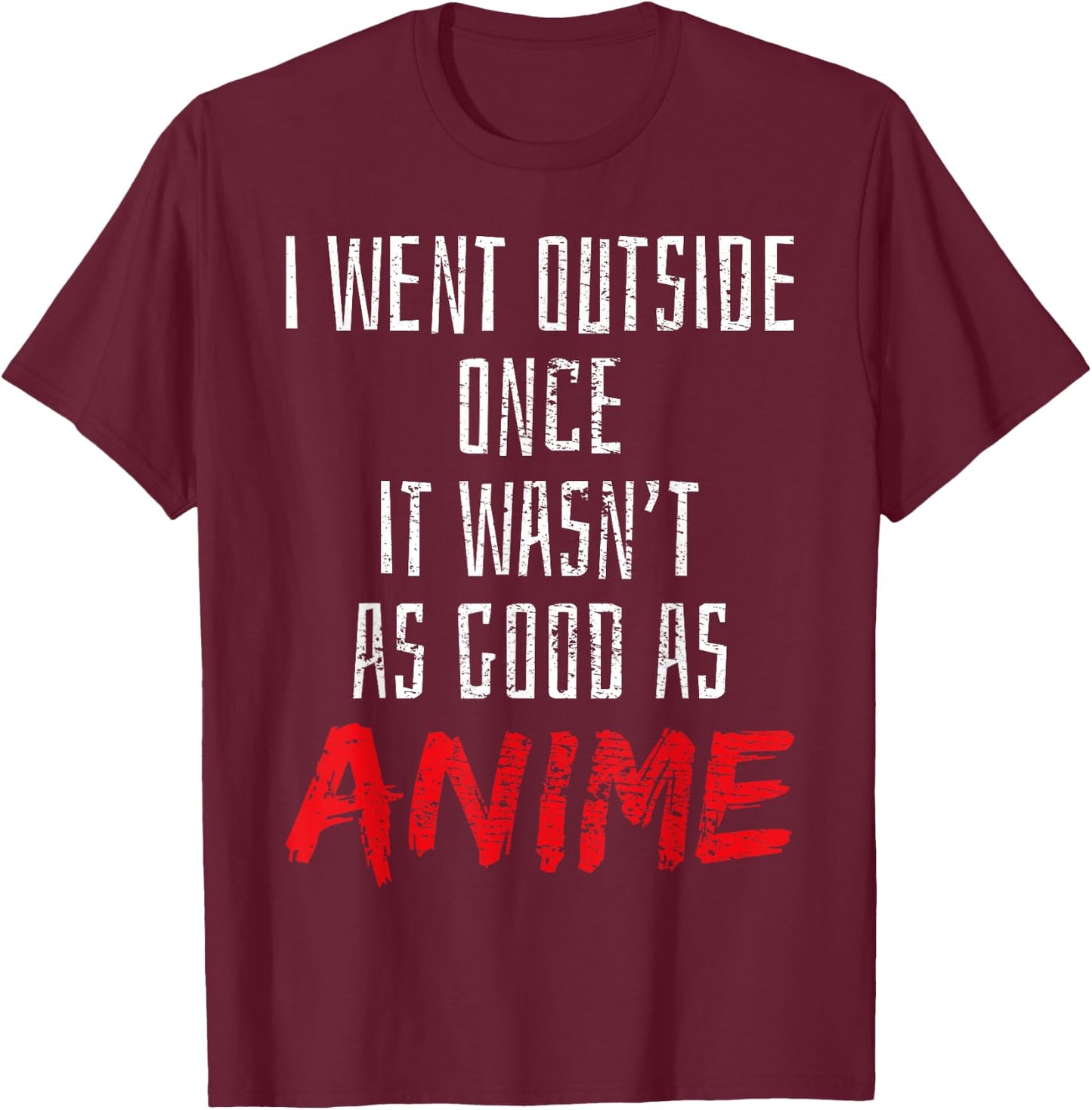 Anime T-Shirt - T-Shirt | Maroon
