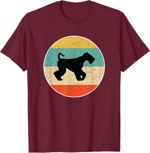 Airedale Terrier Dog T-Shirt - T-Shirt | Maroon