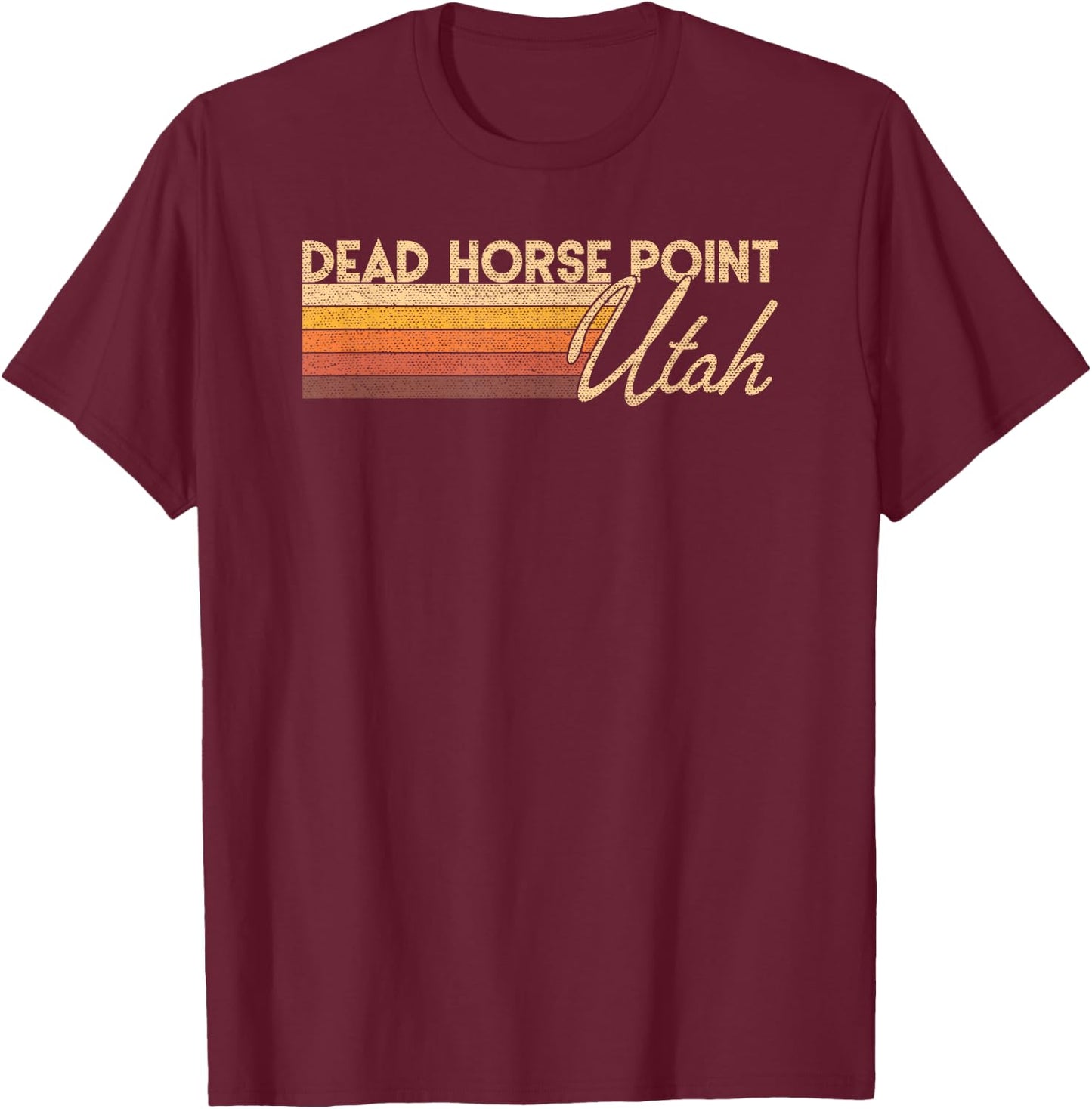 Dead Horse Point State Park Utah T-Shirt - T-Shirt | Maroon