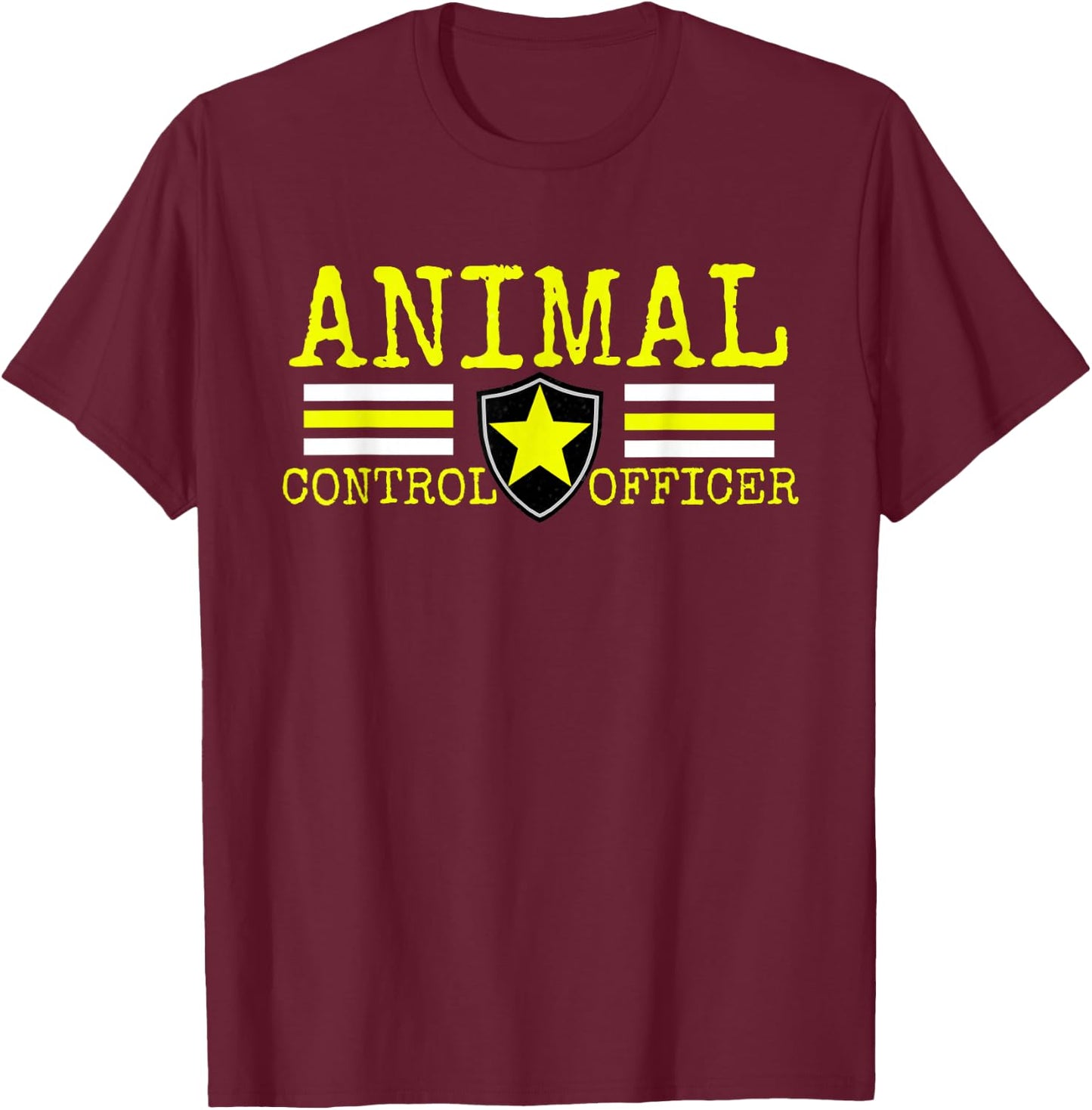 Animal Control Officer - Rescue Uniform T-Shirt - T-Shirt | Maroon