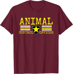 Animal Control Officer - Rescue Uniform T-Shirt - T-Shirt | Maroon