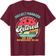Funny Project Manager Retirement 2025 Retired Management T-Shirt - T-Shirt | Maroon