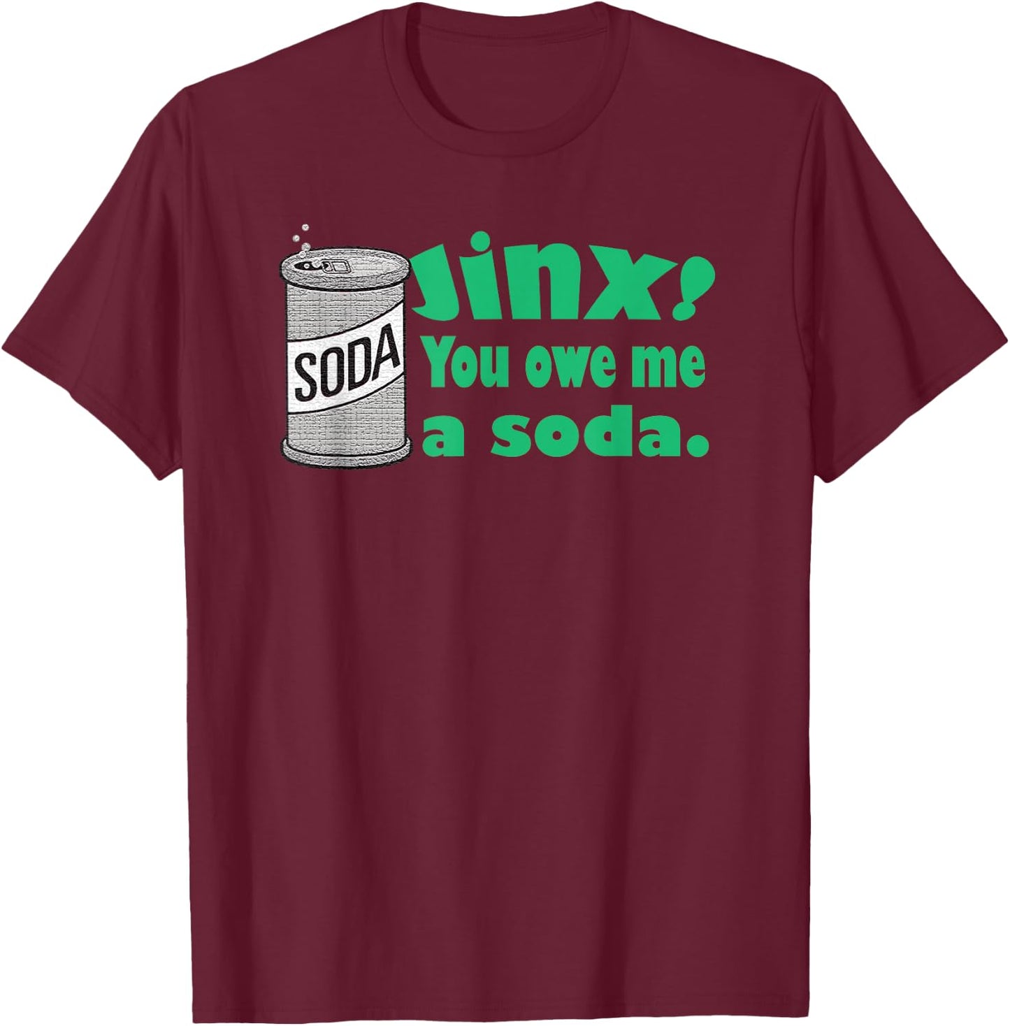 You Owe Me a Soda, 80s Children's Throwback Game T-Shirt - T-Shirt | Maroon