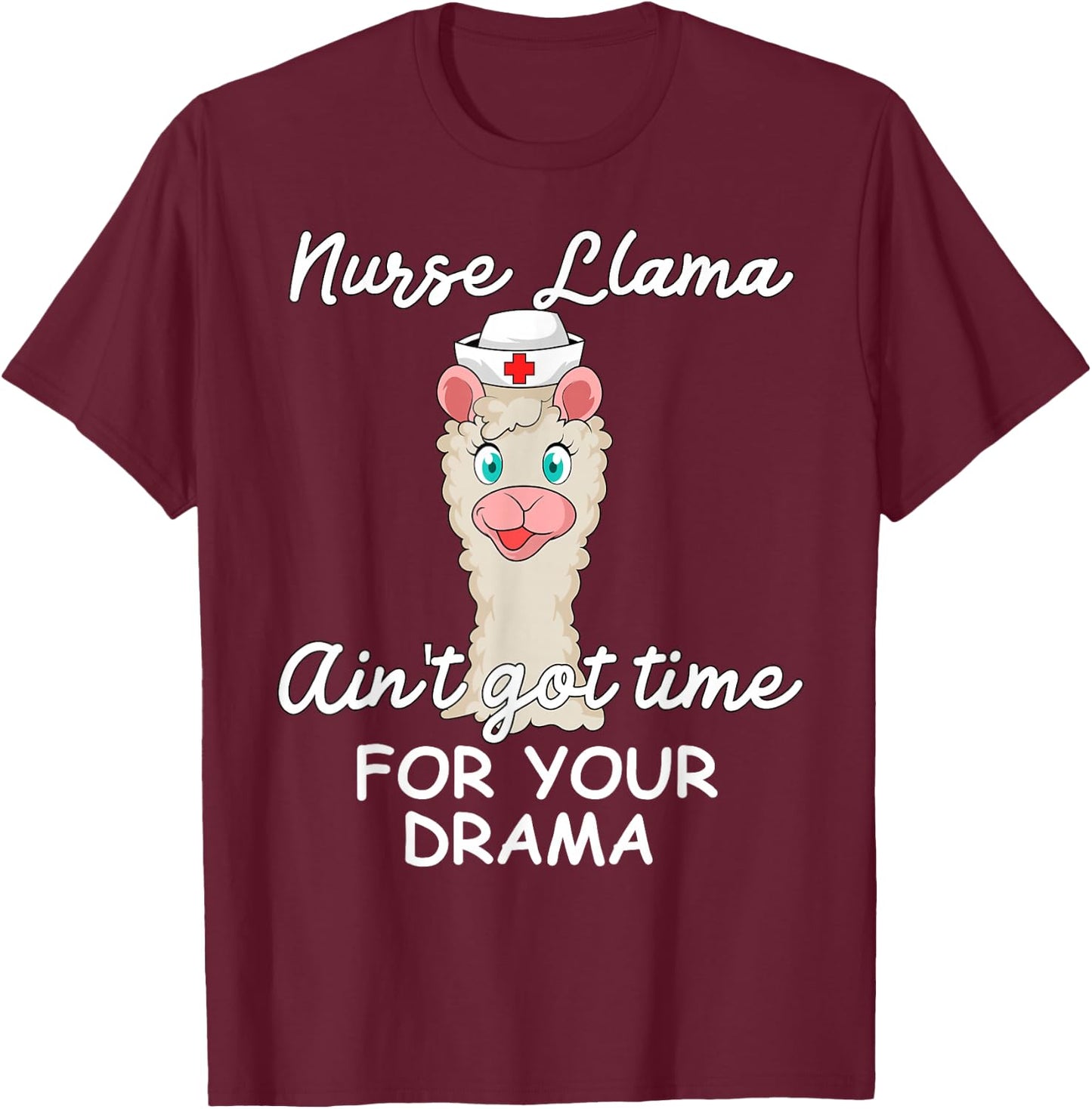 Nurse Costume – Nurse T-Shirt - T-Shirt | Maroon