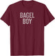Funny Food Bagel Boy T-Shirt - T-Shirt | Maroon
