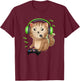 Cat Gaming Gift Video Games Lover Nerd Girl T-Shirt - T-Shirt | Maroon