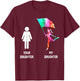 Color Guard Mom Shirt Your Daughter My Daughter Gifts T-Shirt - T-Shirt | Maroon
