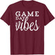 Game day, sports, fall, hay ride, Friday night lights. T-Shirt - T-Shirt | Maroon