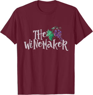 The Winemaker winemaking Shirt Wine Maker T-Shirt - T-Shirt | Maroon