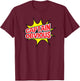 Captain Obvious Superhero Pow Punch Art Comic T-Shirt - T-Shirt | Maroon