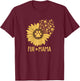 Dog Mom Shirt - Dog Fur Mama T-Shirt - T-Shirt | Maroon