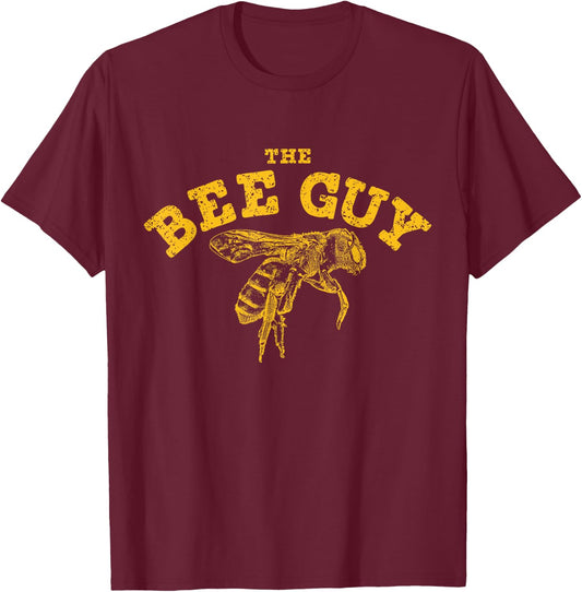 Cute Honey Bee Keeper Bumble Bee Keeping Beekeeping T-Shirt - T-Shirt | Maroon