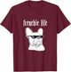 Thug Frenchie Life Funny Cool for Dog Lovers Women Girls Kids T-Shirt - T-Shirt | Maroon
