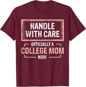 Leaving For College For Mom From Son College Drop Off T-Shirt - T-Shirt | Maroon
