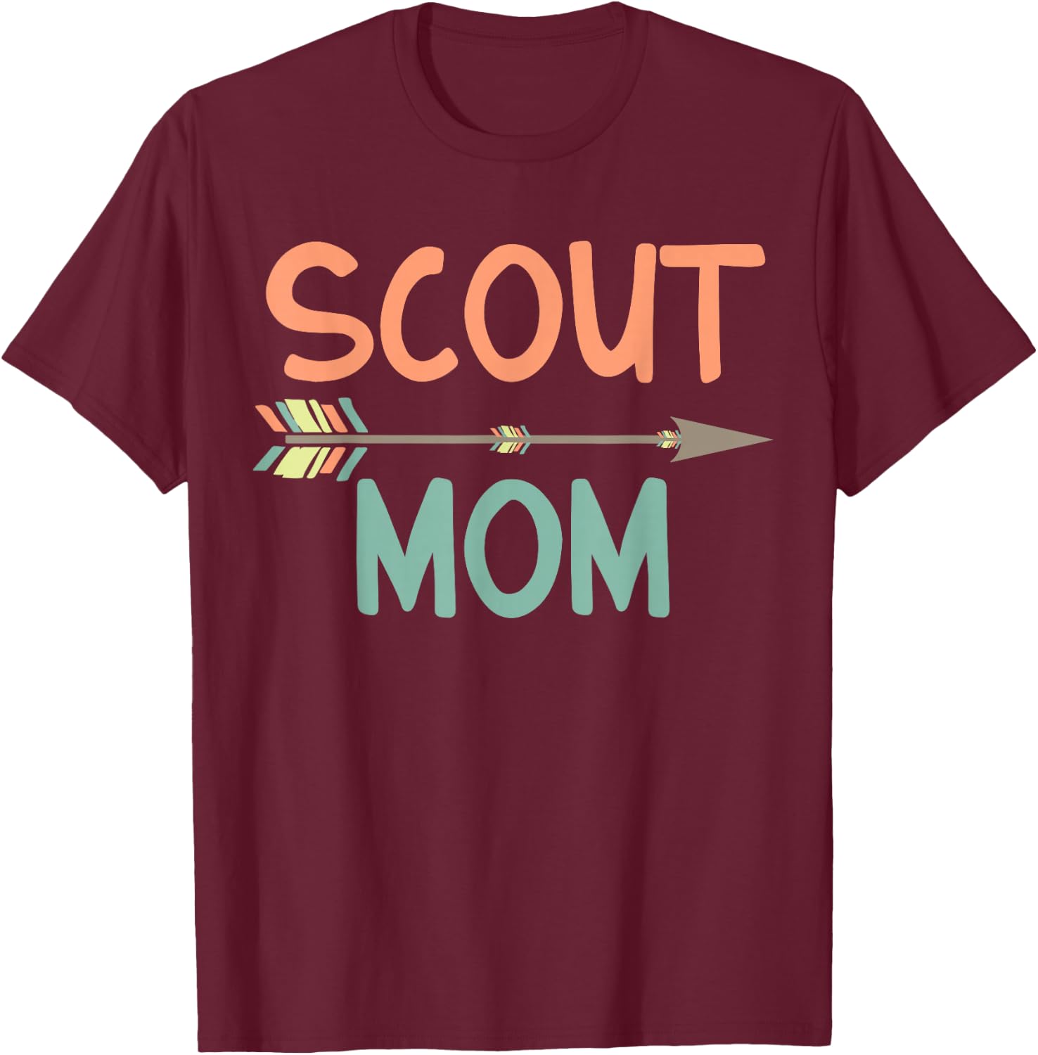 Scout Mom of Boys & Girls T-Shirt - T-Shirt | Maroon
