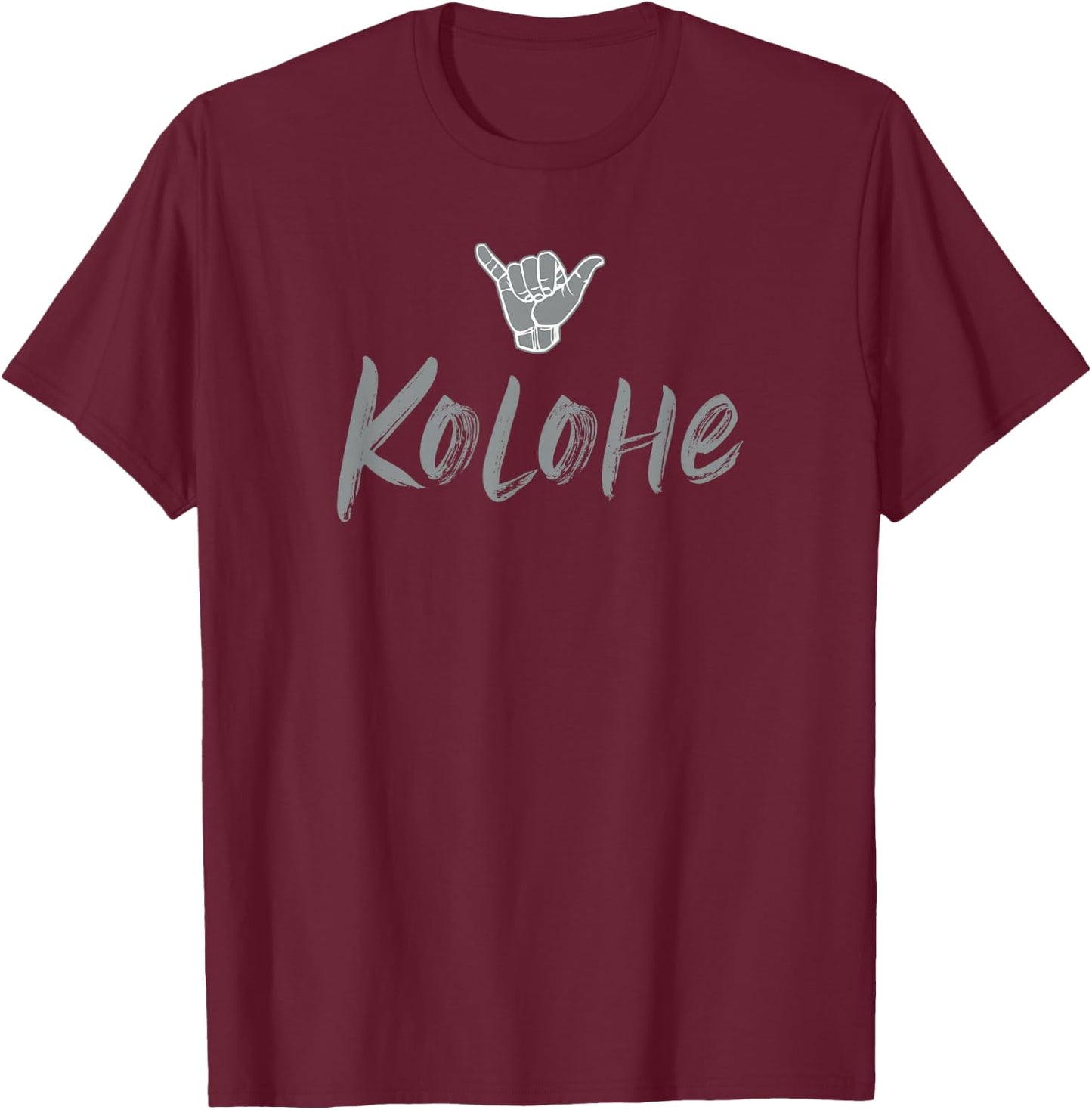 Hawaiian Rascal/Troublemaker - Kolohe T-Shirt - T-Shirt | Maroon