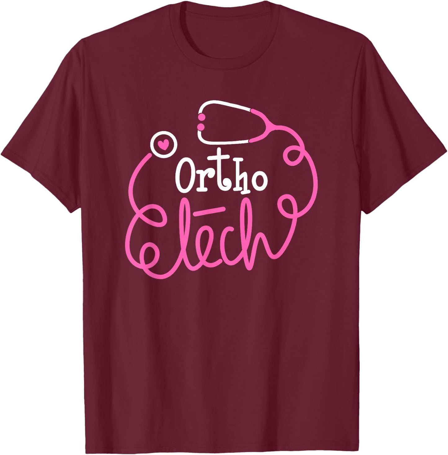 Ortho Tech Orthopedic technologists Ortho technicians T-Shirt - T-Shirt | Maroon