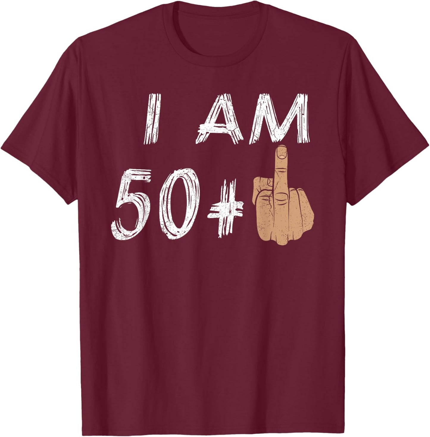 51st Birthday Party Men Women 51 Years Old Bday Outfit T-Shirt - T-Shirt | Maroon