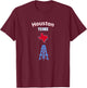 Houston Texas T-Shirt - T-Shirt | Maroon
