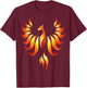 Rising Phoenix Rise from the Ashes Rebirth Symbol T-Shirt - T-Shirt | Maroon
