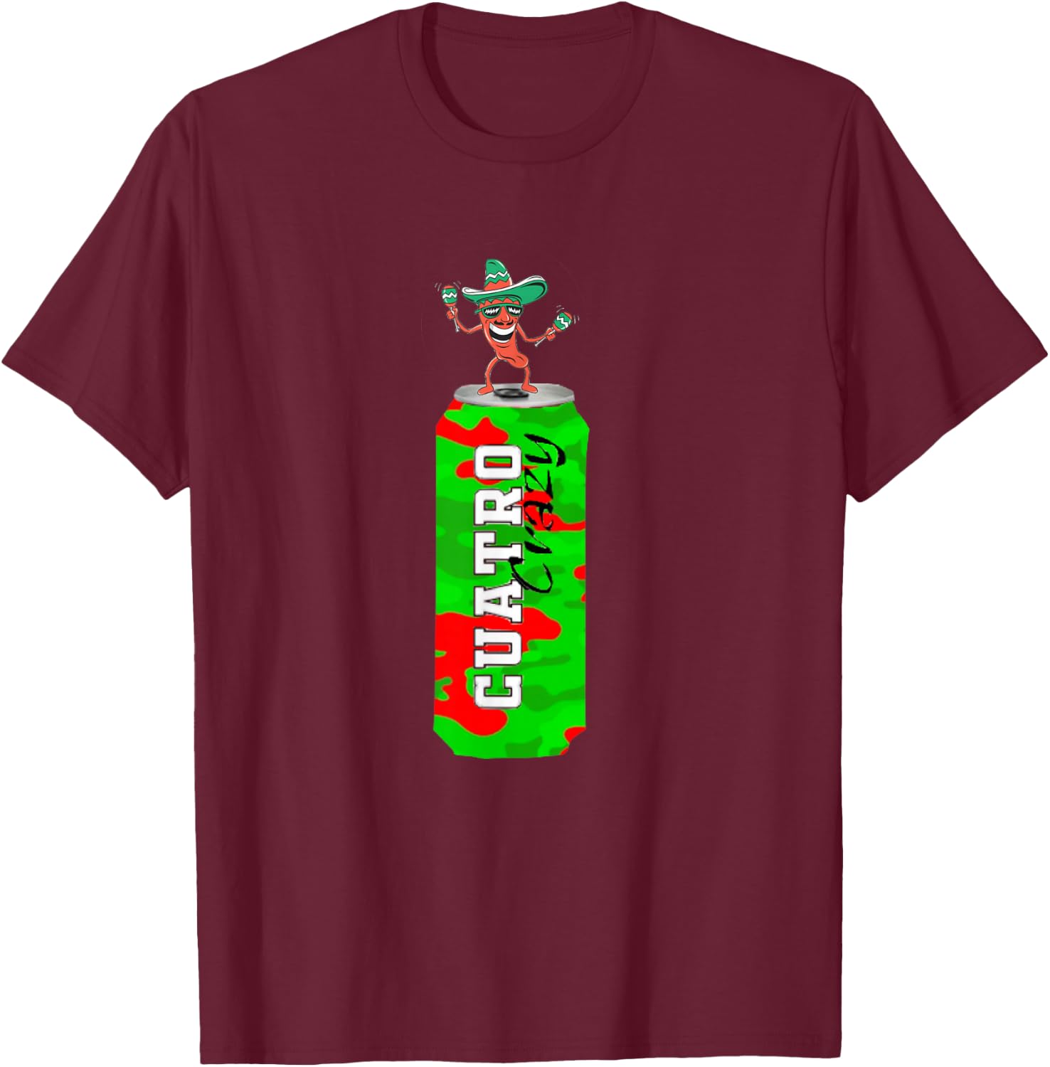 "Yo Soy Fiesta" Cuatro crazy loko -shirt T-Shirt - T-Shirt | Maroon