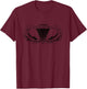 US Army Parachute Wings Badge Airborne T-Shirt - T-Shirt | Maroon