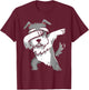 Dabbing Schnauzer Kids Schnauzer Pajamas Youth T-Shirt - T-Shirt | Maroon