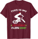 BMX Rider Xmas Gift Family Matching Pajama T-Shirt - T-Shirt | Maroon