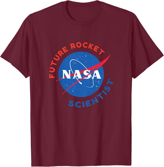 Kids Future Rocket Scientist NASA STEM Youth T-Shirt - T-Shirt | Maroon