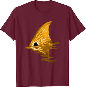 Tailing Redfish | Red Drum Fish Shirt T-Shirt - T-Shirt | Maroon