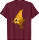 Tailing Redfish | Red Drum Fish Shirt T-Shirt - T-Shirt | Maroon
