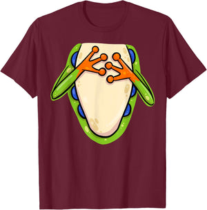 Halloween Frog Rain Forest - Tree Frog Costume T-Shirt - T-Shirt | Maroon