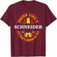 Drink Like A Schneider Or Don't Oktoberfest 2021 Drinking T-Shirt - T-Shirt | Maroon
